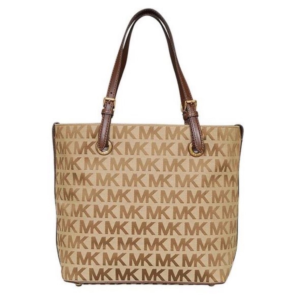 Michael Kors Jet Set Signature Tote Beige ✨